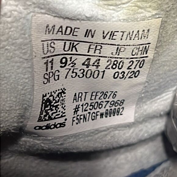 🔥🏐 ADIDAS CrazyFlight 'Sky Tint Coral' Shoes - EF2676 - Women Sz 11 Volleyball - Picture 13 of 13